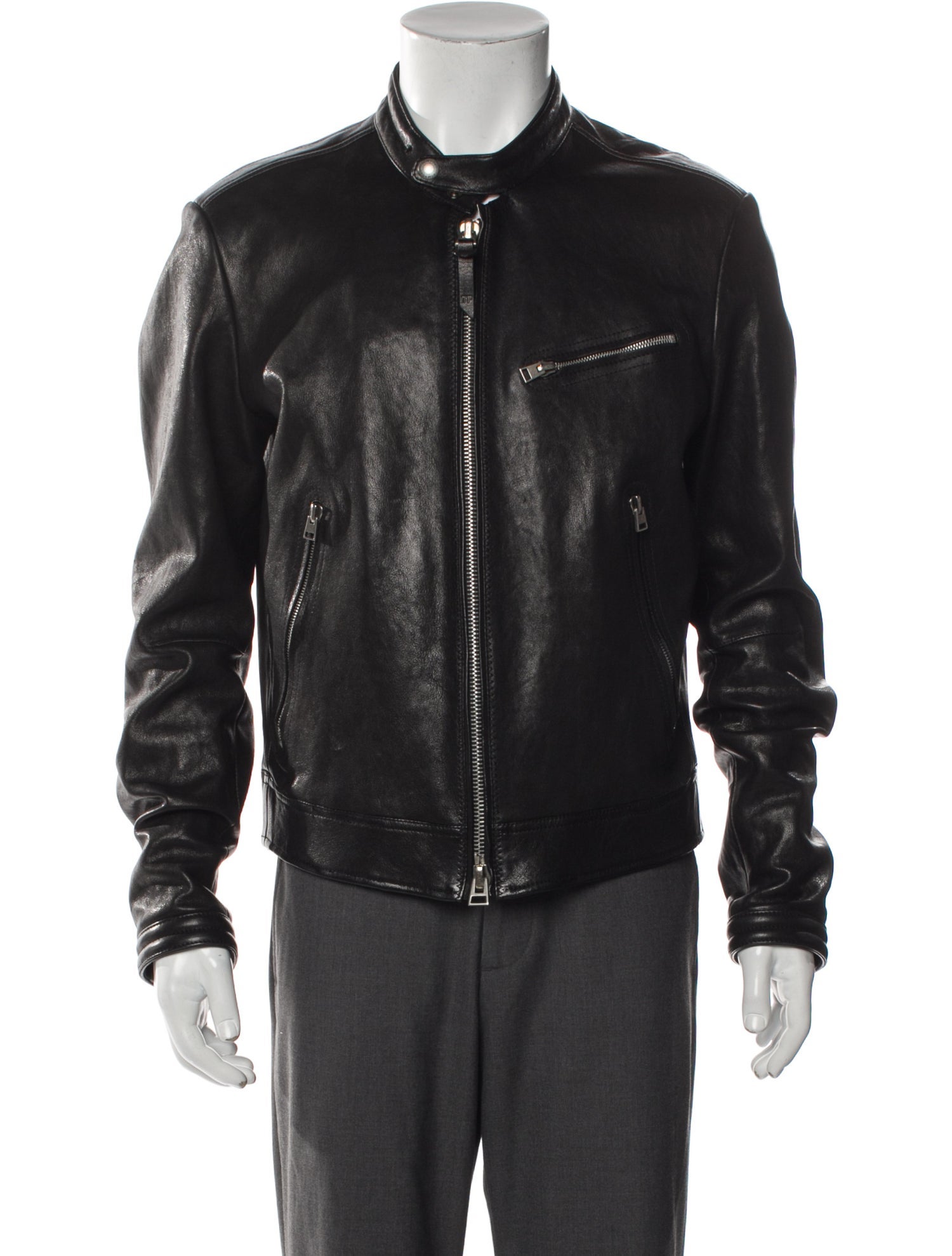 Tom Ford Lamb Leather Moto Jacket