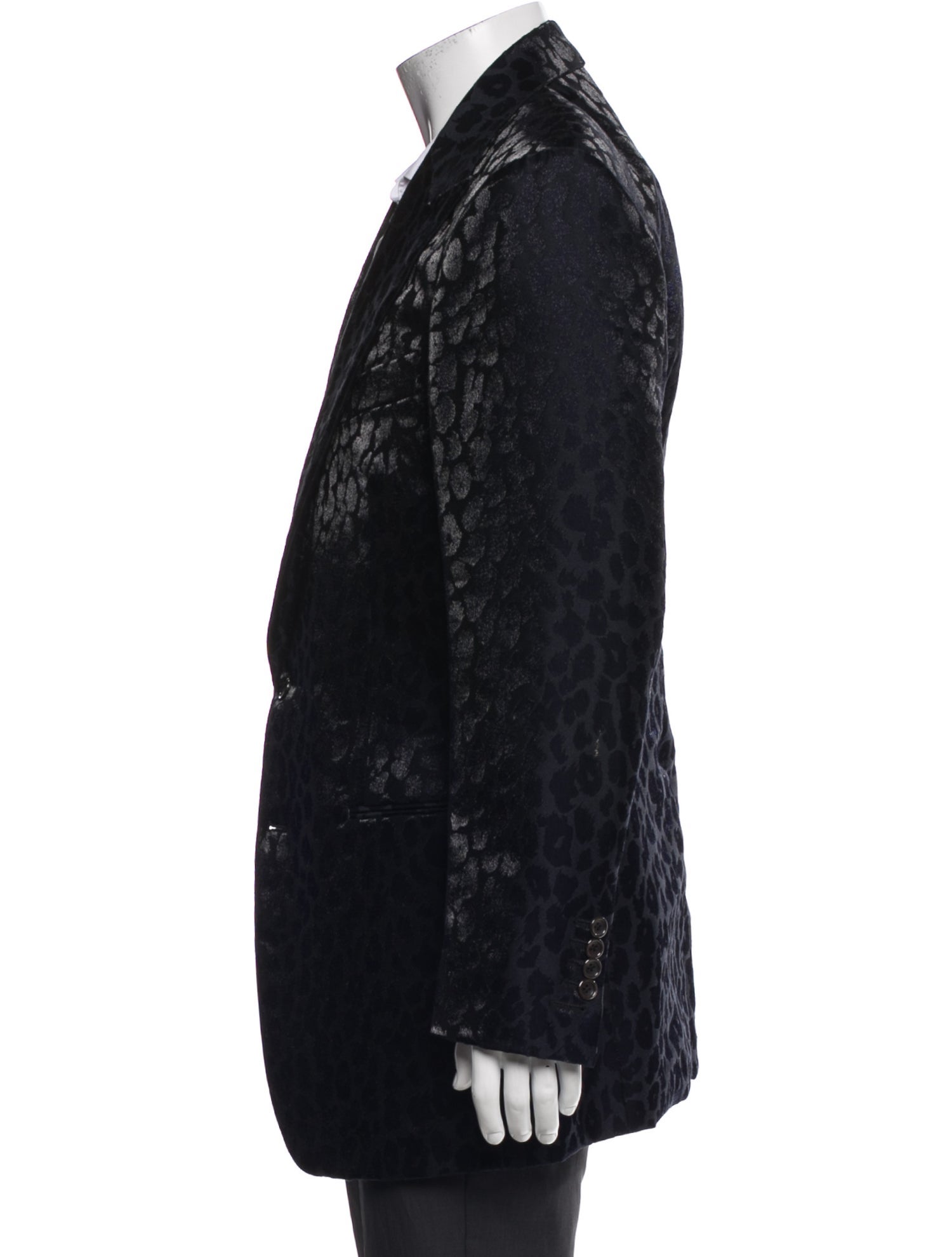 Tom Ford Wool Animal Print Blazer