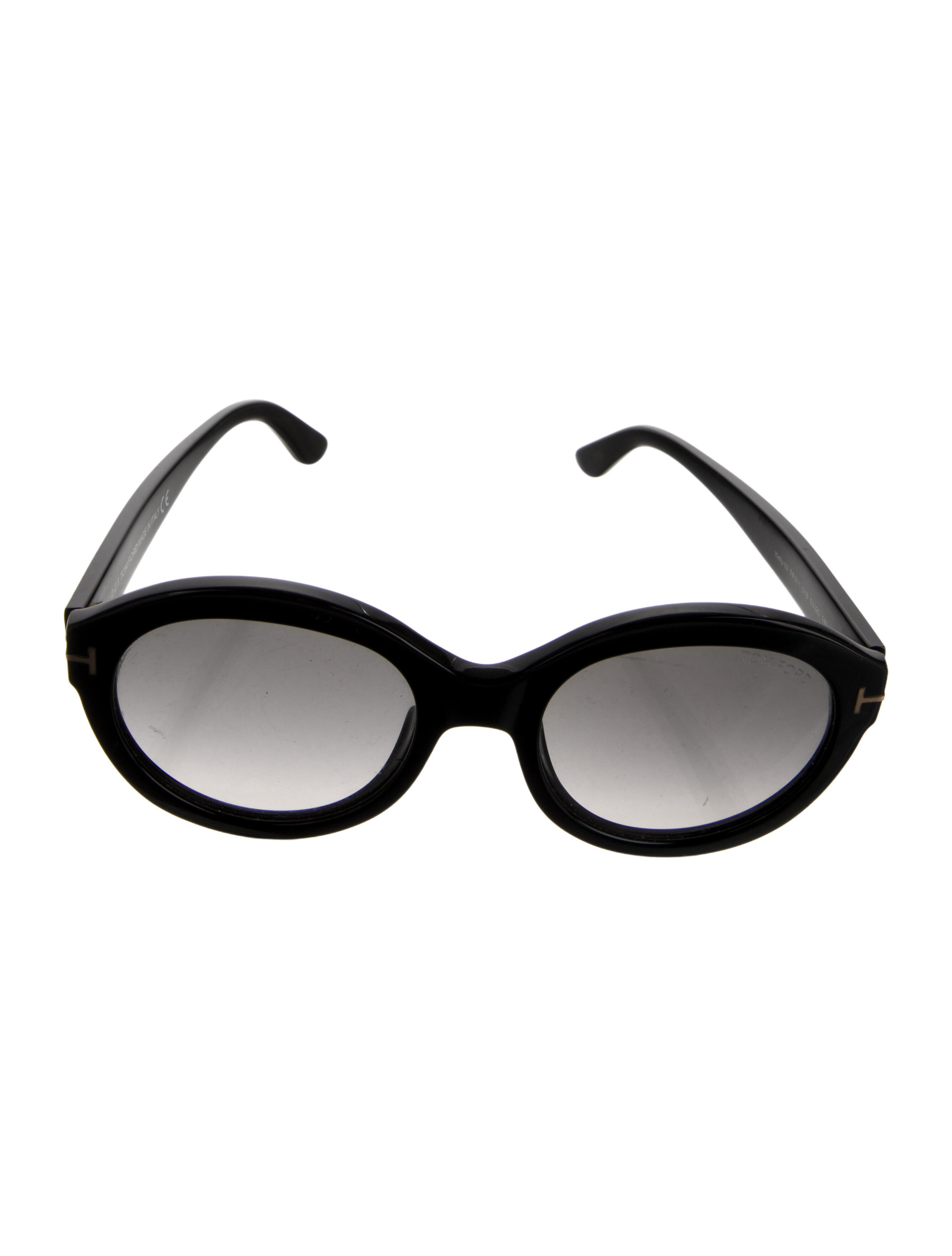 Tom Ford Round Gradient Sunglasses