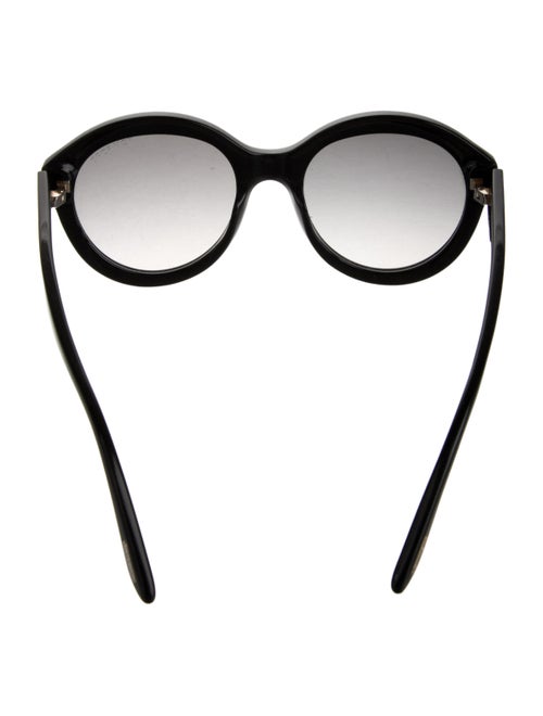 Tom Ford Round Gradient Sunglasses