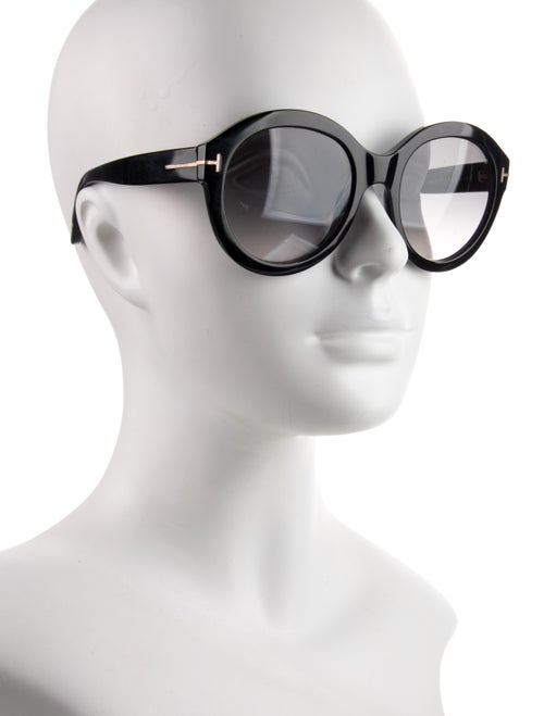 Tom Ford Round Gradient Sunglasses