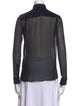Tom Ford Long Sleeve Button-Up Top