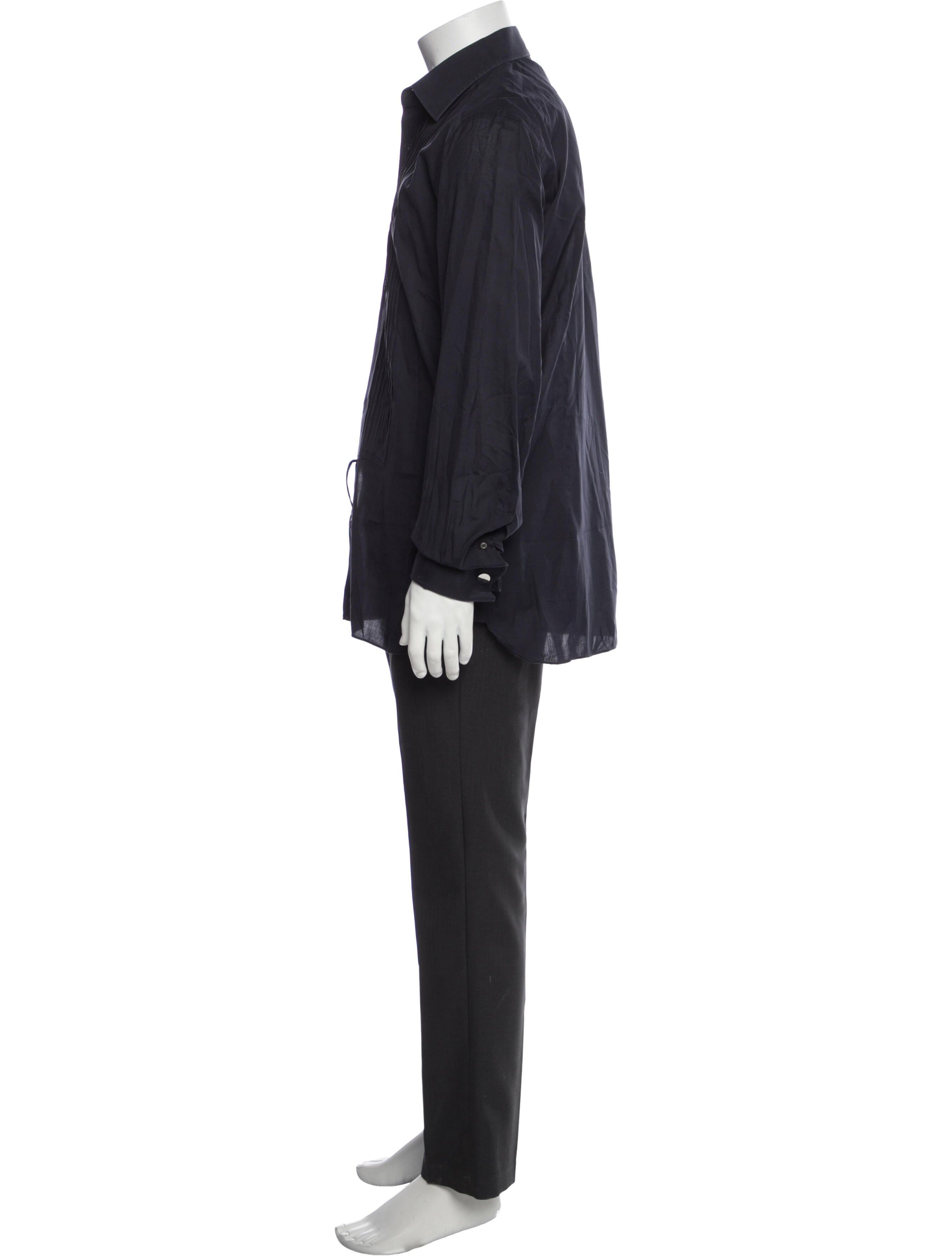 Tom Ford Long Sleeve Tuxedo Shirt