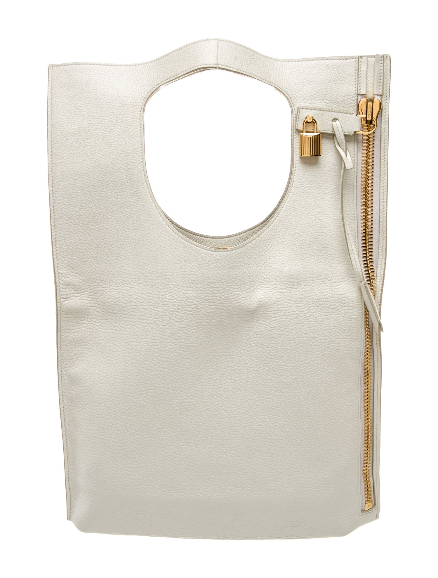 Tom Ford Leather Top Handle Bag