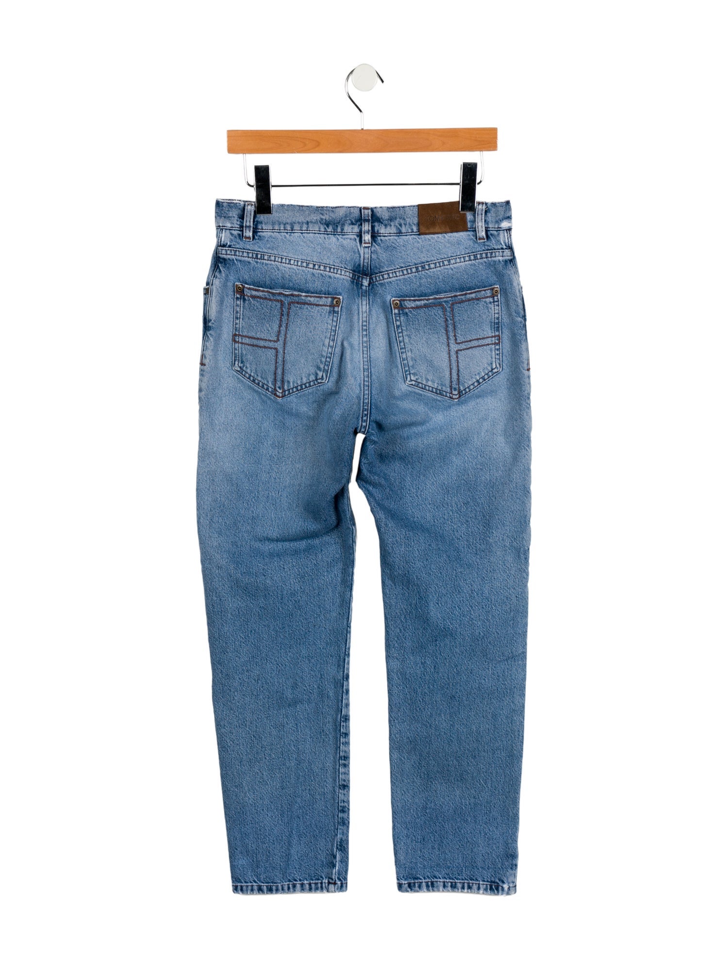 Tom Ford Mid-Rise Straight Leg Jeans