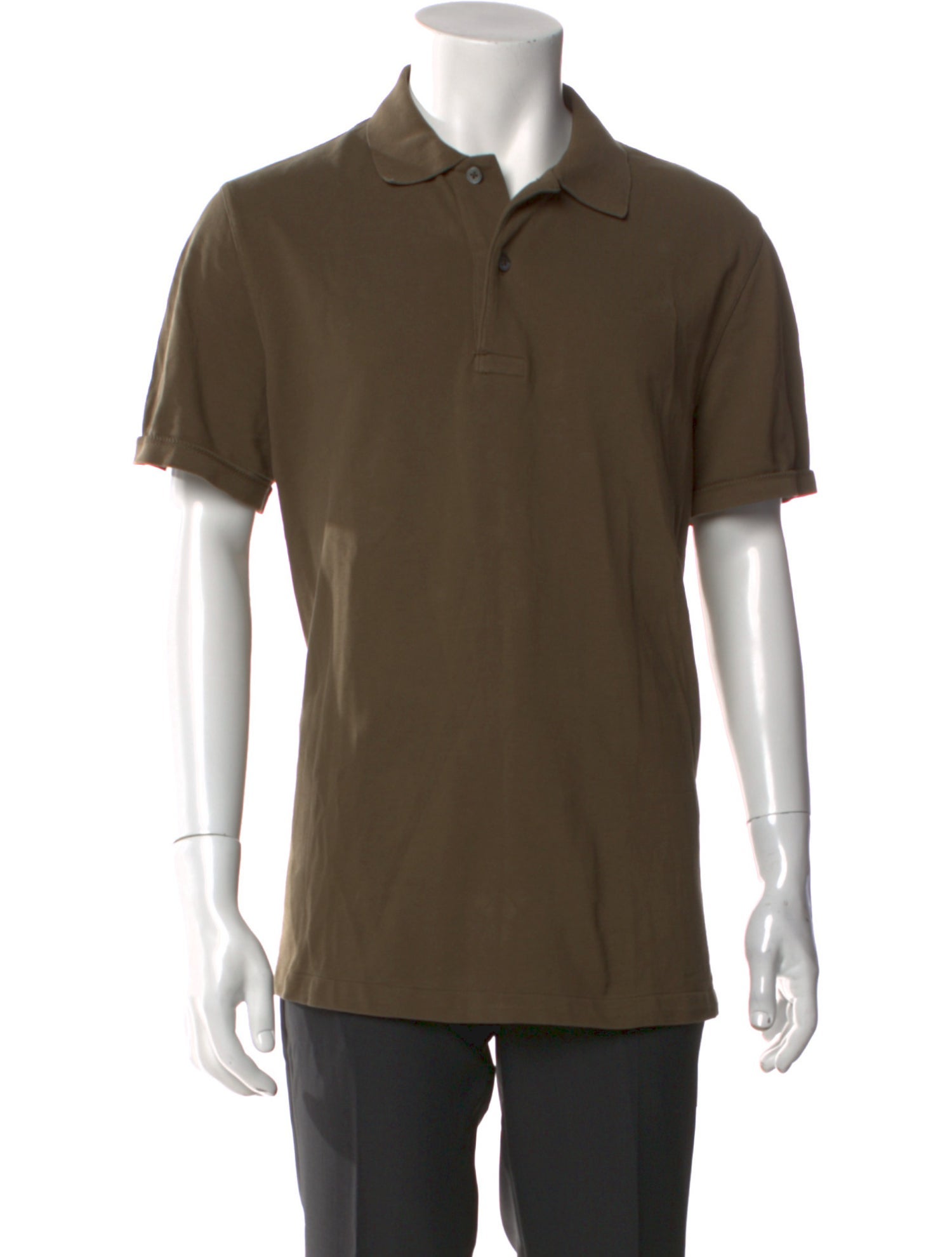 Tom Ford V-Neck Short Sleeve Polo Shirt