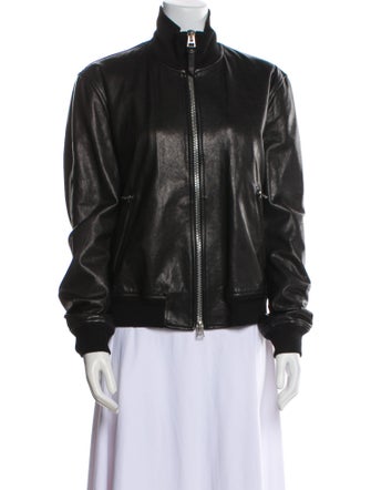Tom Ford Leather Bomber Jacket