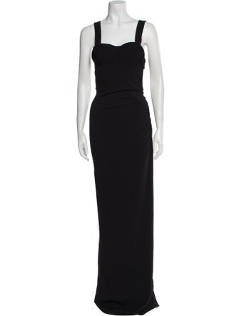 Tom Ford Square Neckline Long Dress
