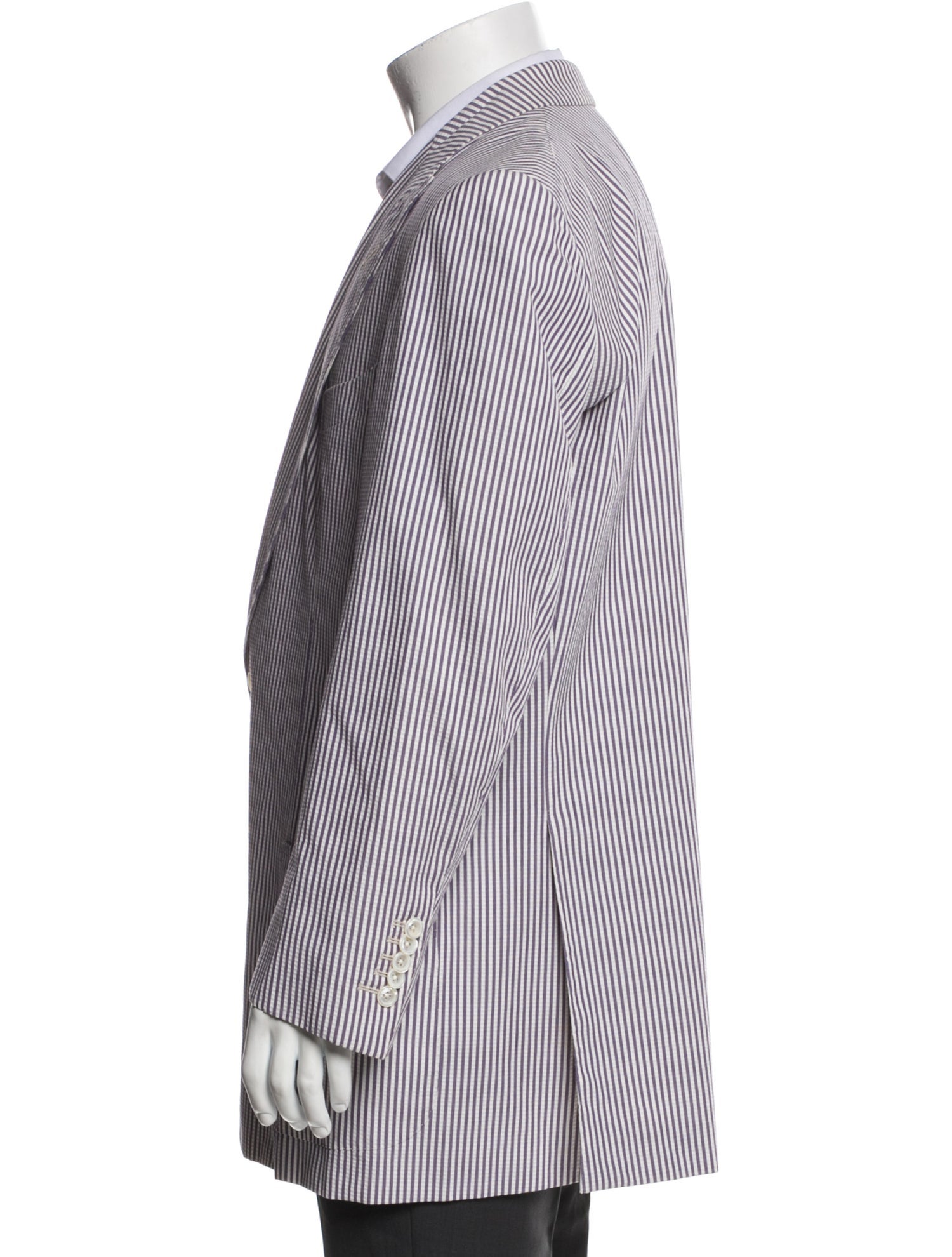Tom Ford Striped Overcoat