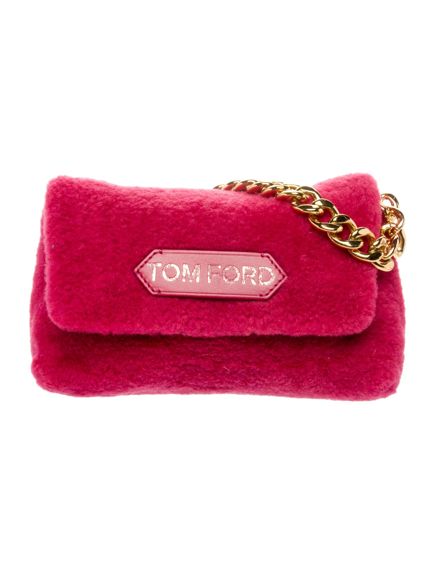 Tom Ford Shearling Top Handle Bag