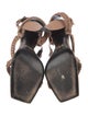 Tom Ford Leather Chain-Link Accents Sandals
