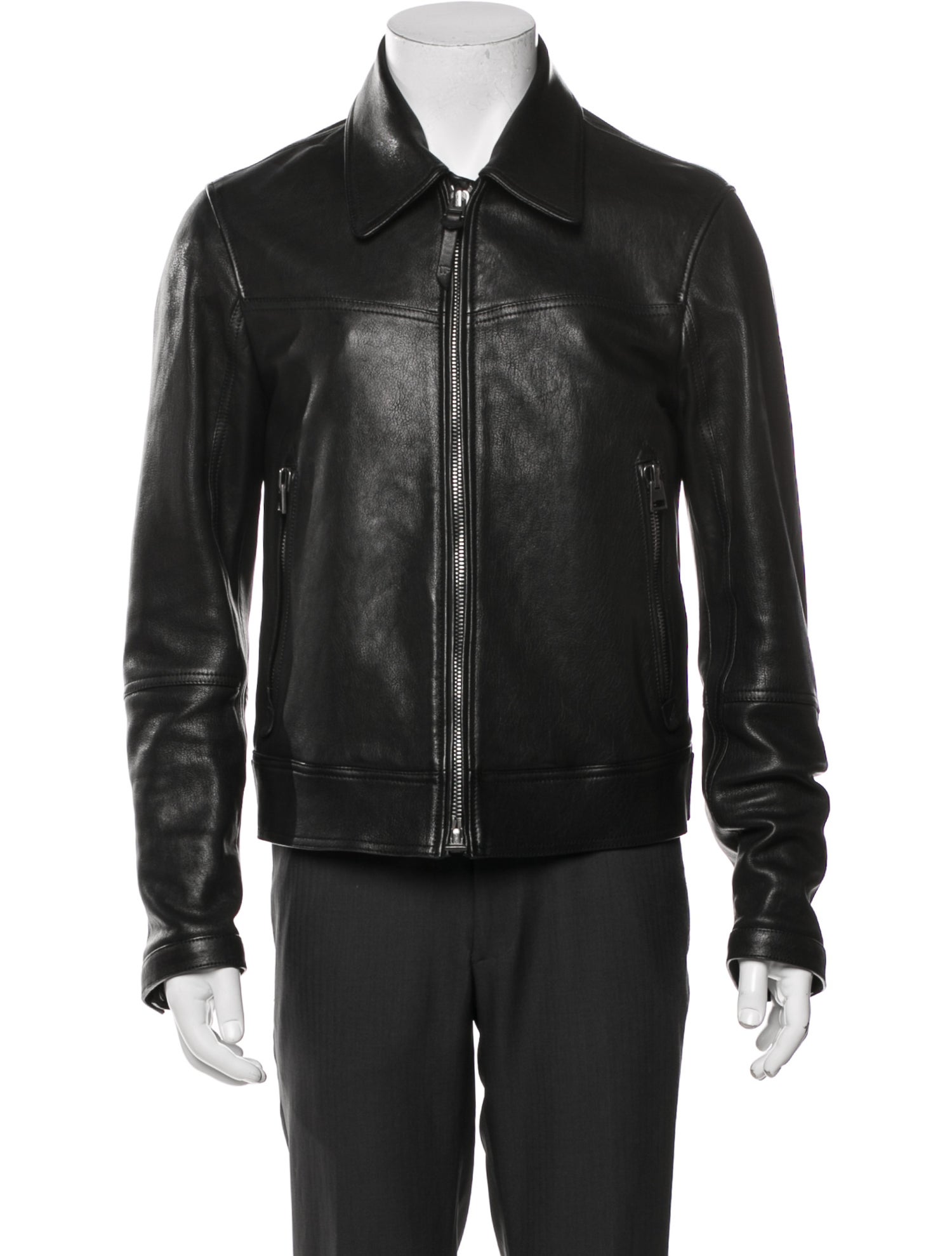 Tom Ford Lambskin Moto Jacket