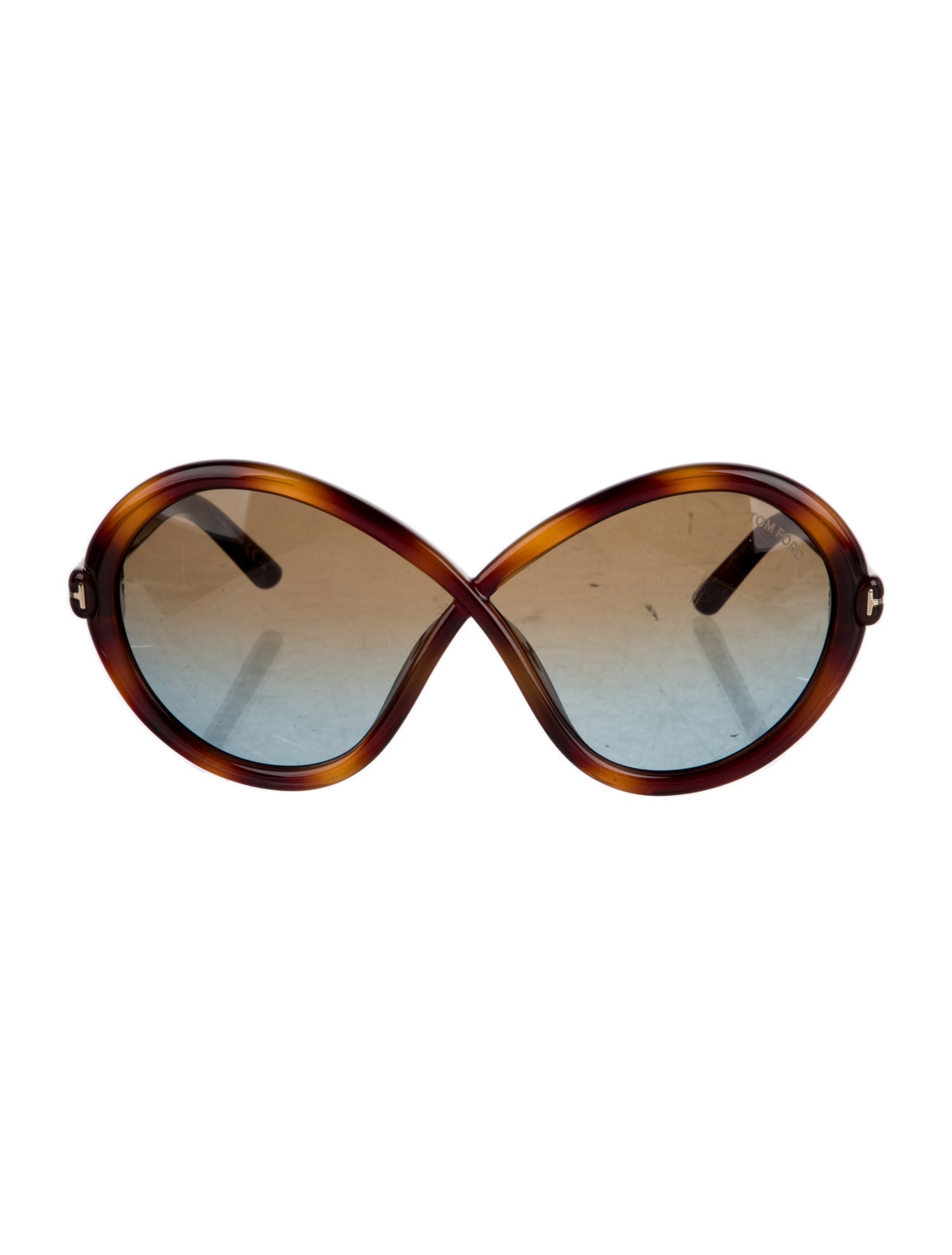 Tom Ford Oversize Gradient Sunglasses