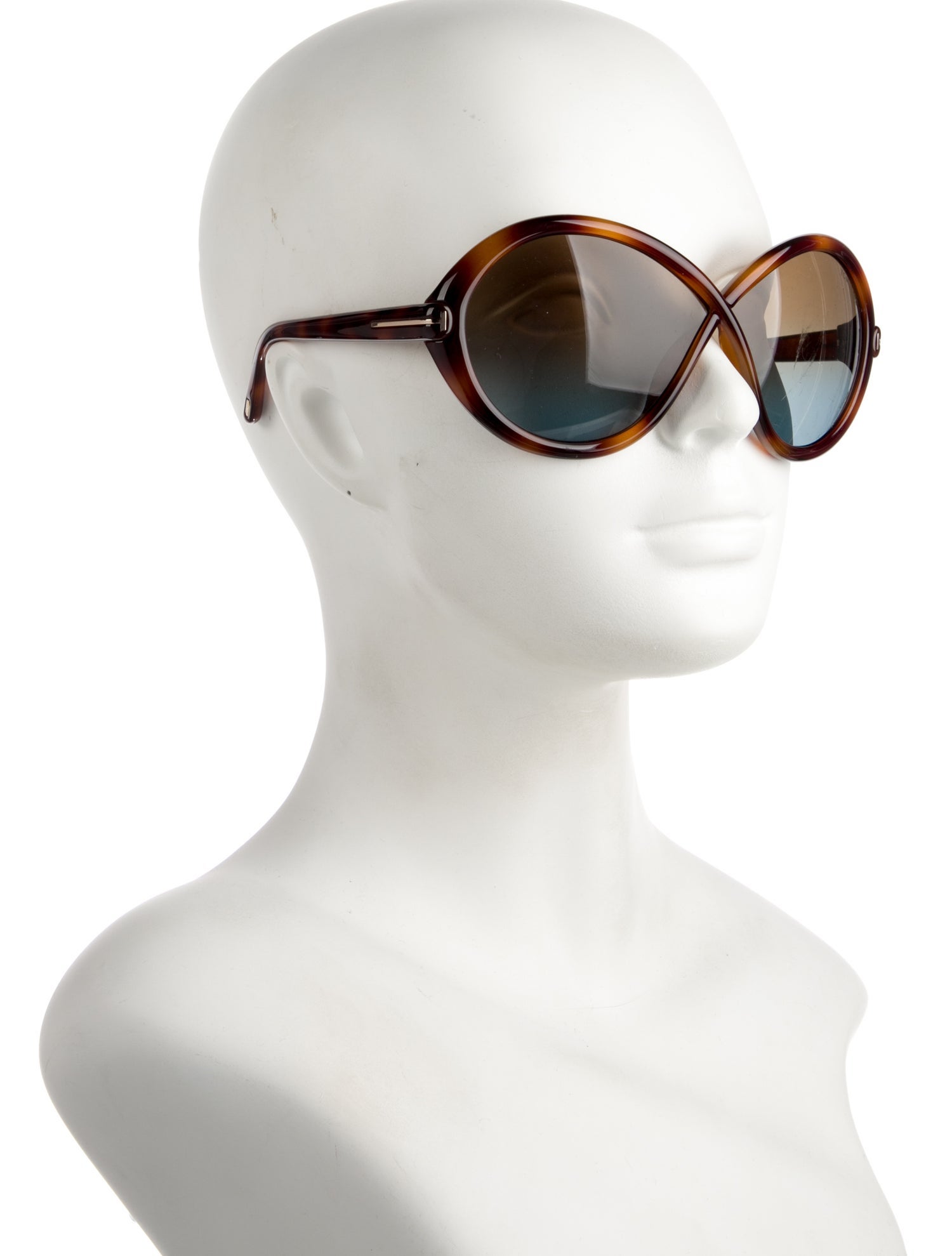 Tom Ford Oversize Gradient Sunglasses