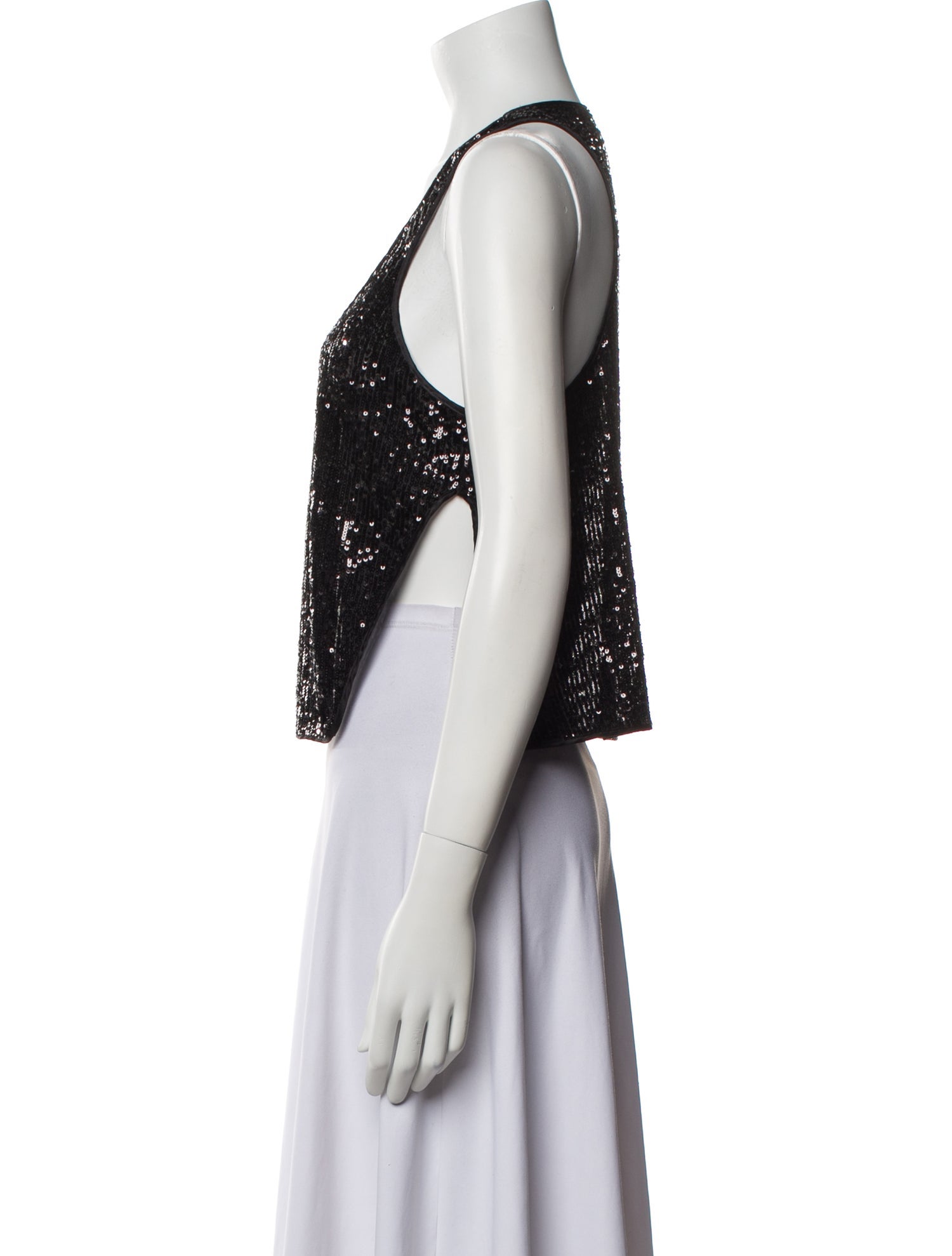 Tom Ford Sequin Patterned Crop Top