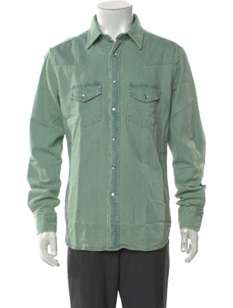 Tom Ford Long Sleeve Denim Shirt