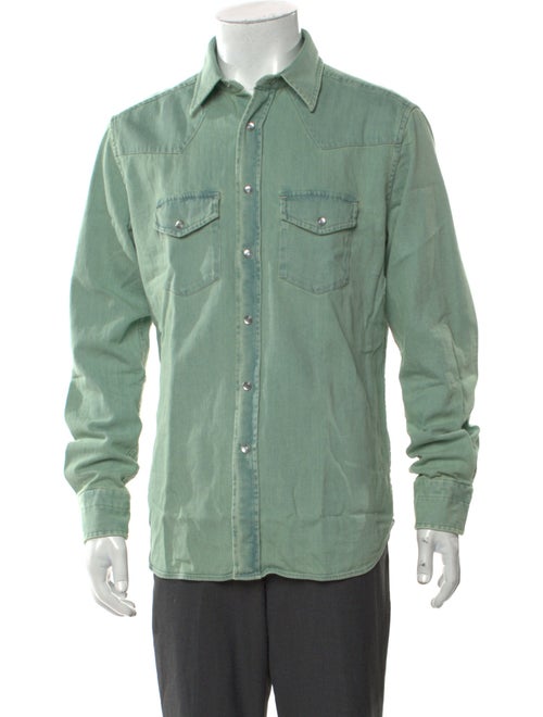 Tom Ford Long Sleeve Denim Shirt