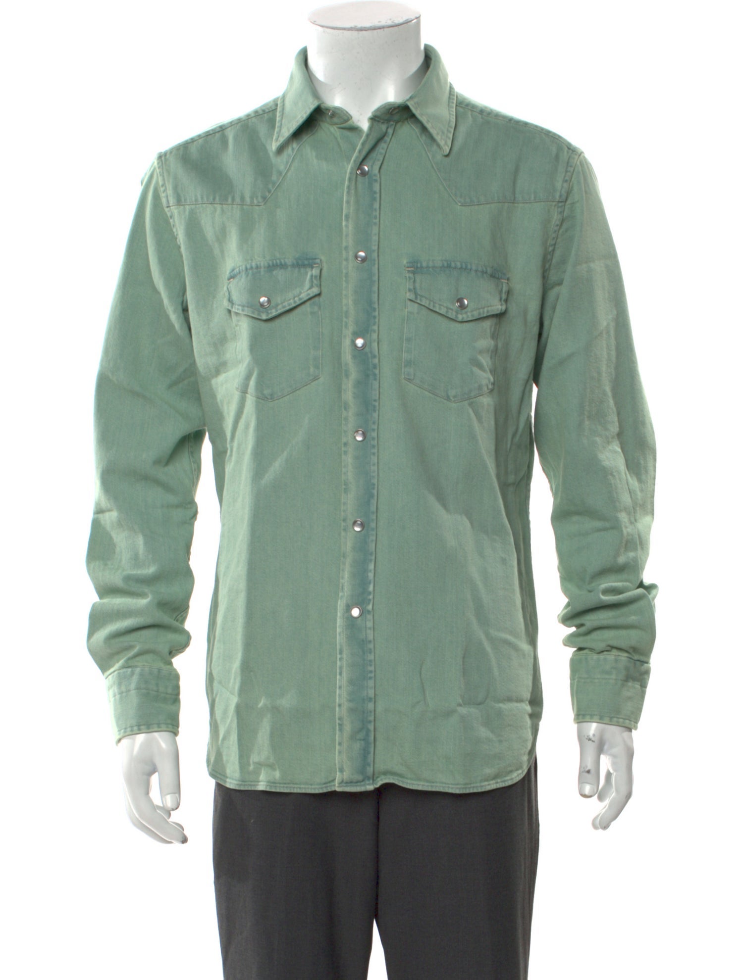 Tom Ford Long Sleeve Denim Shirt