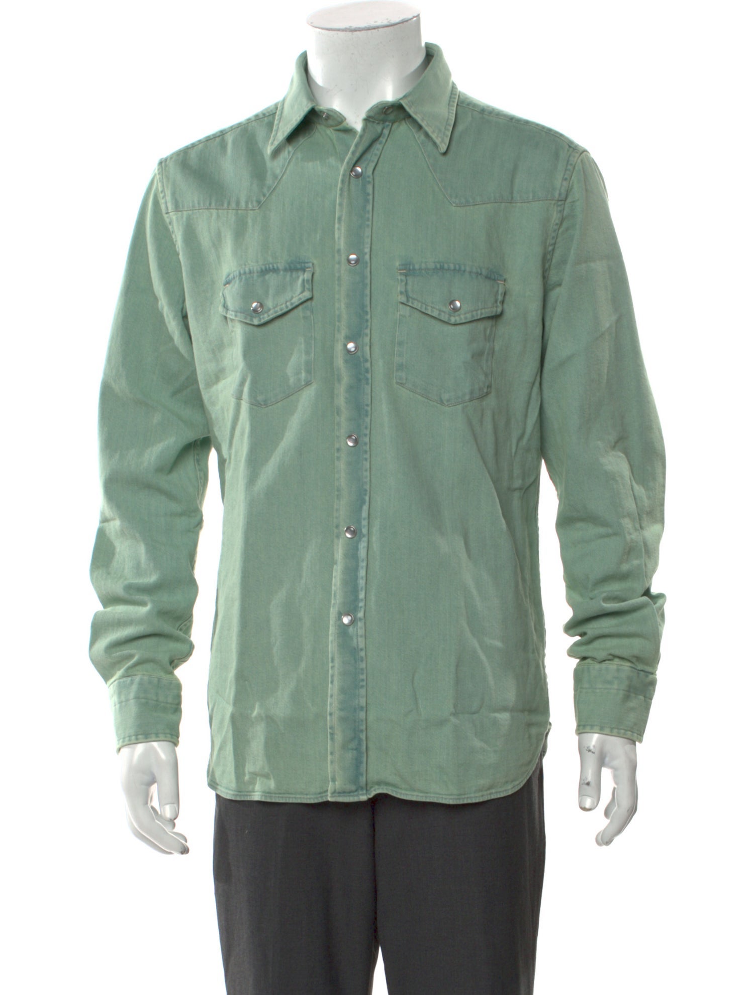 Tom Ford Long Sleeve Denim Shirt