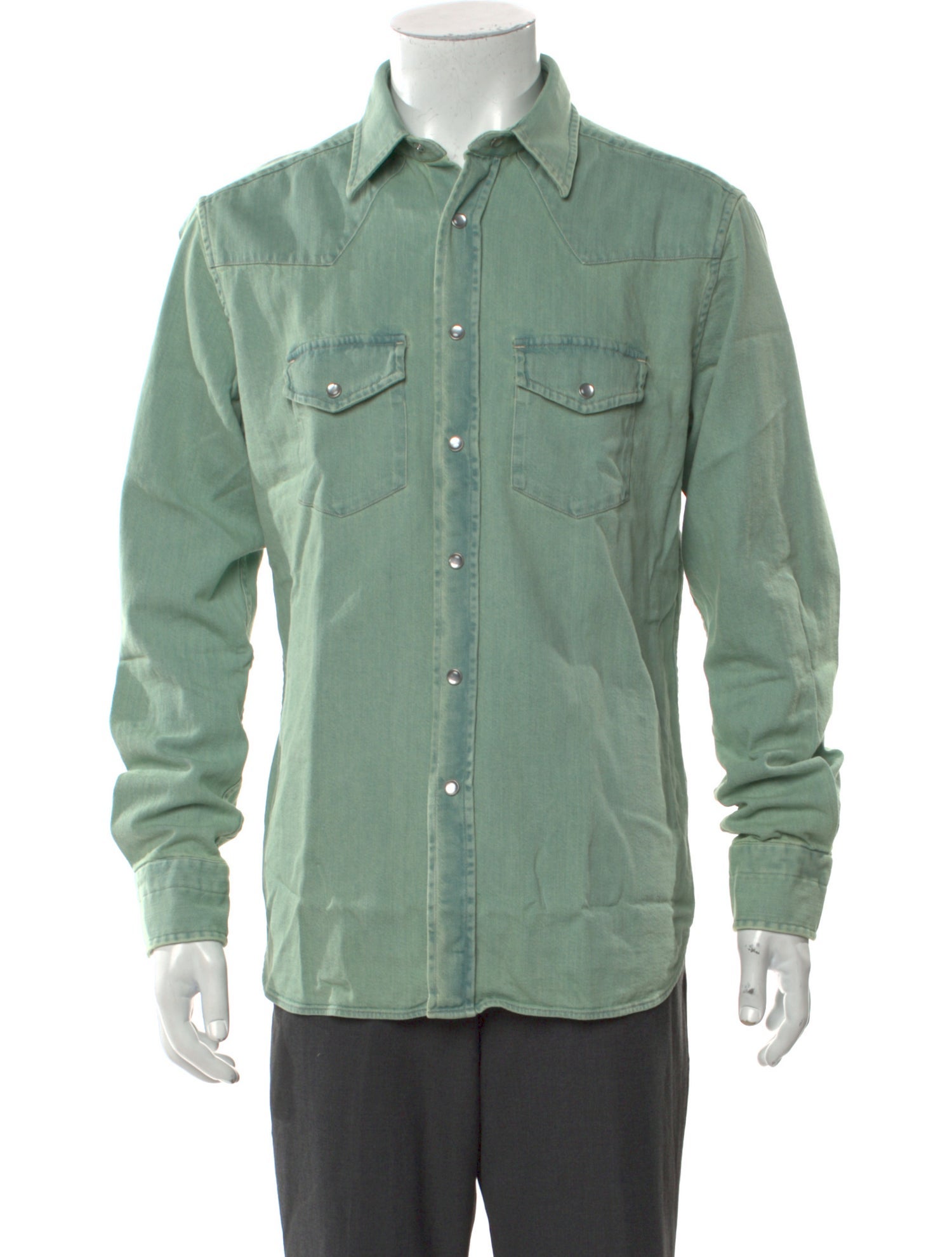 Tom Ford Long Sleeve Denim Shirt