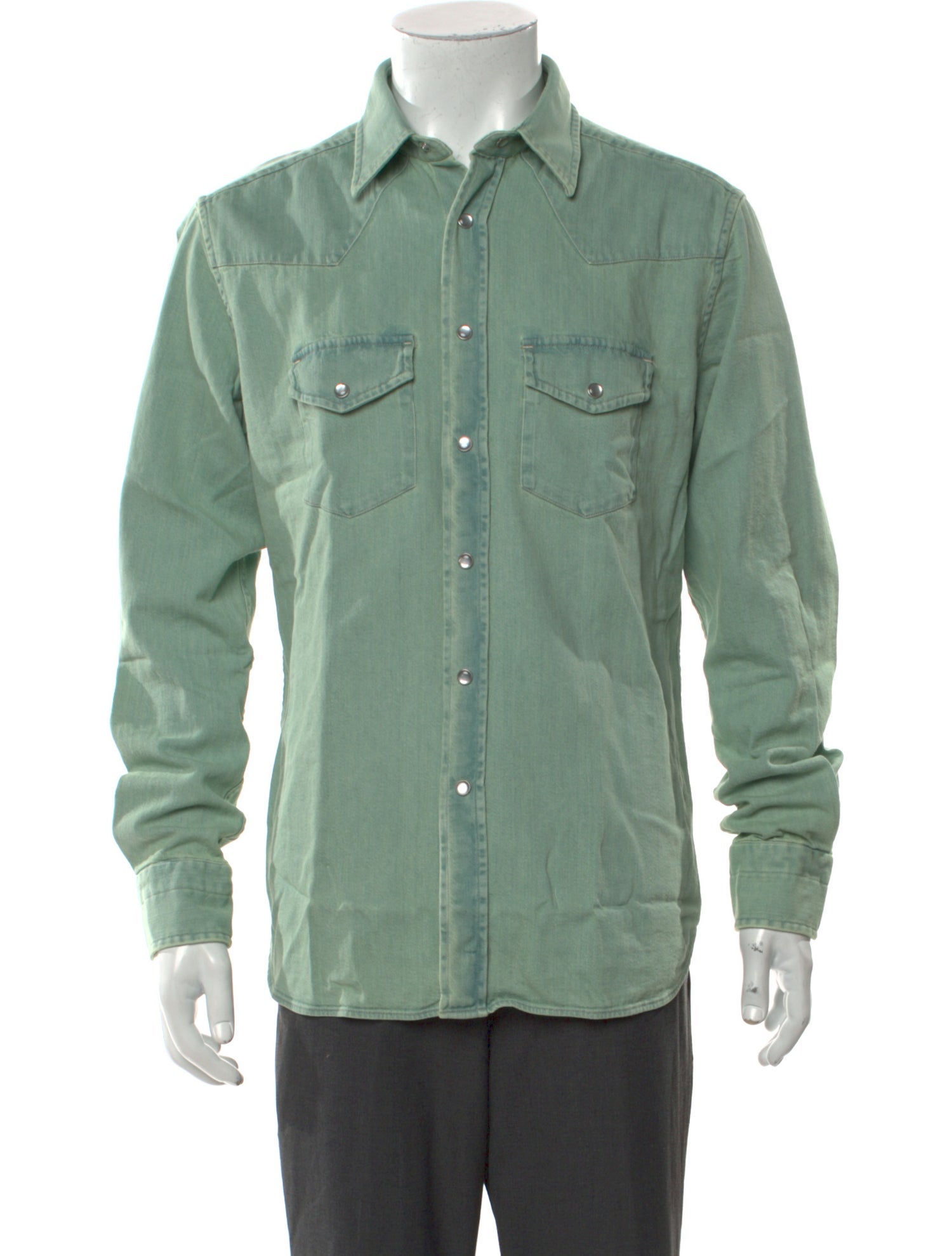 Tom Ford Long Sleeve Denim Shirt