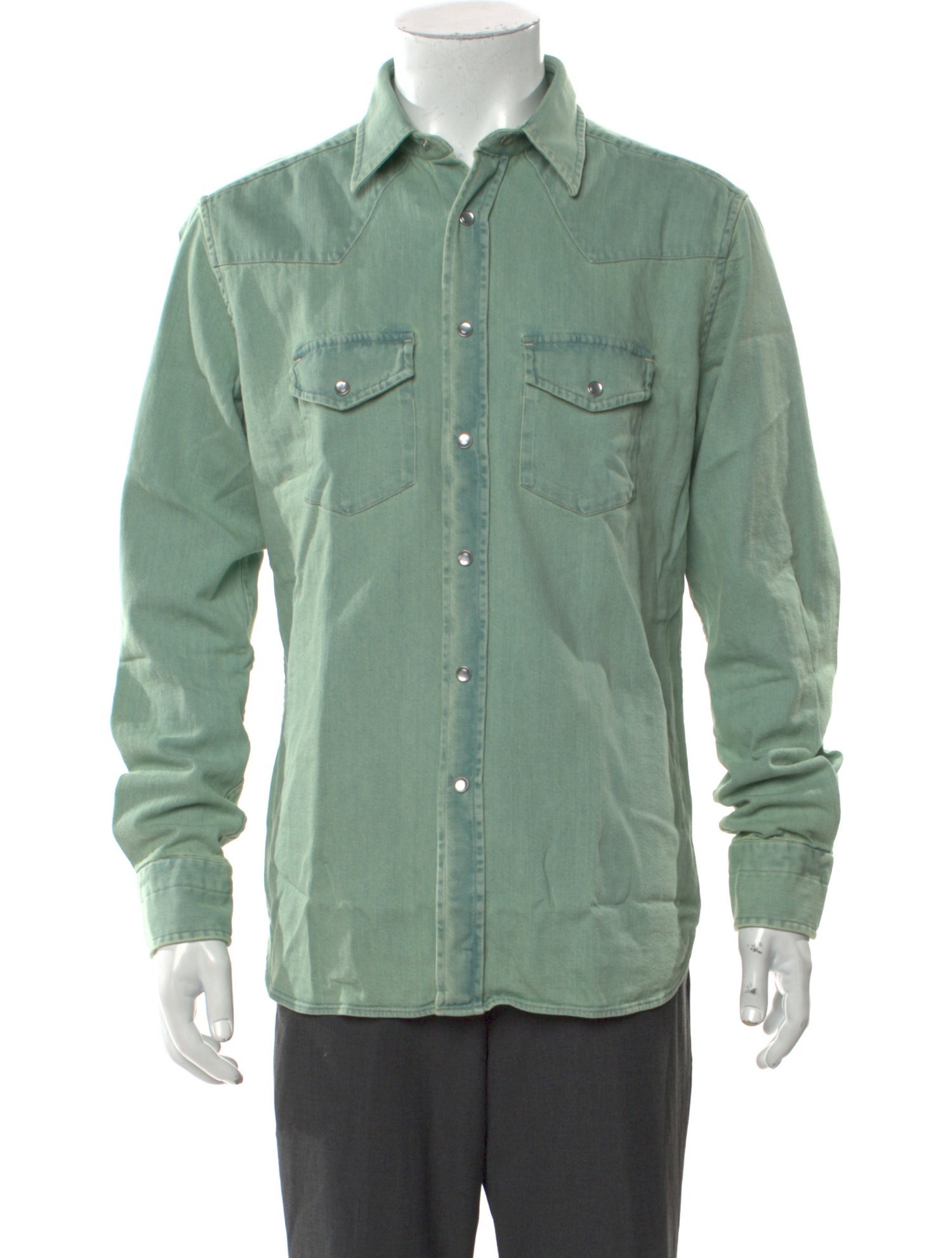 Tom Ford Long Sleeve Denim Shirt