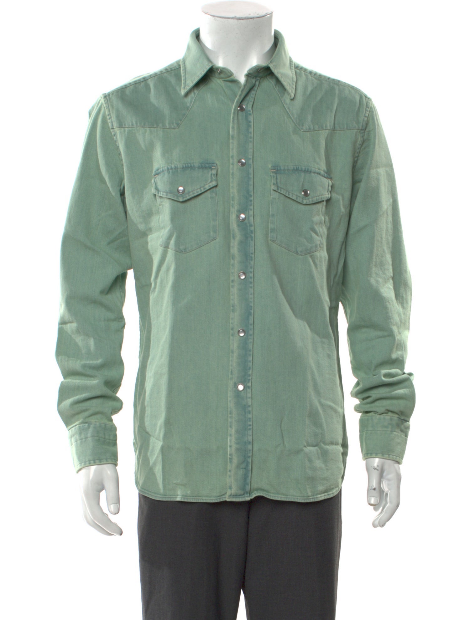 Tom Ford Long Sleeve Denim Shirt