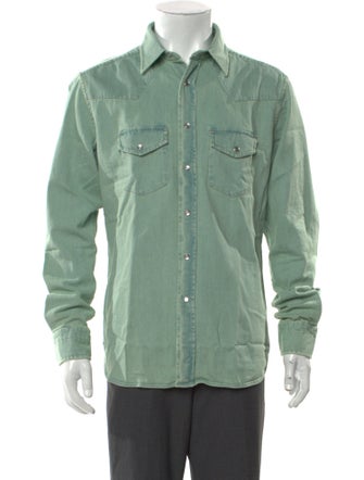 Tom Ford Long Sleeve Denim Shirt