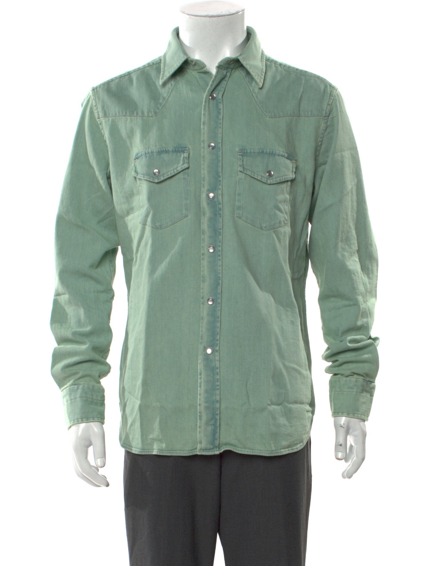 Tom Ford Long Sleeve Denim Shirt