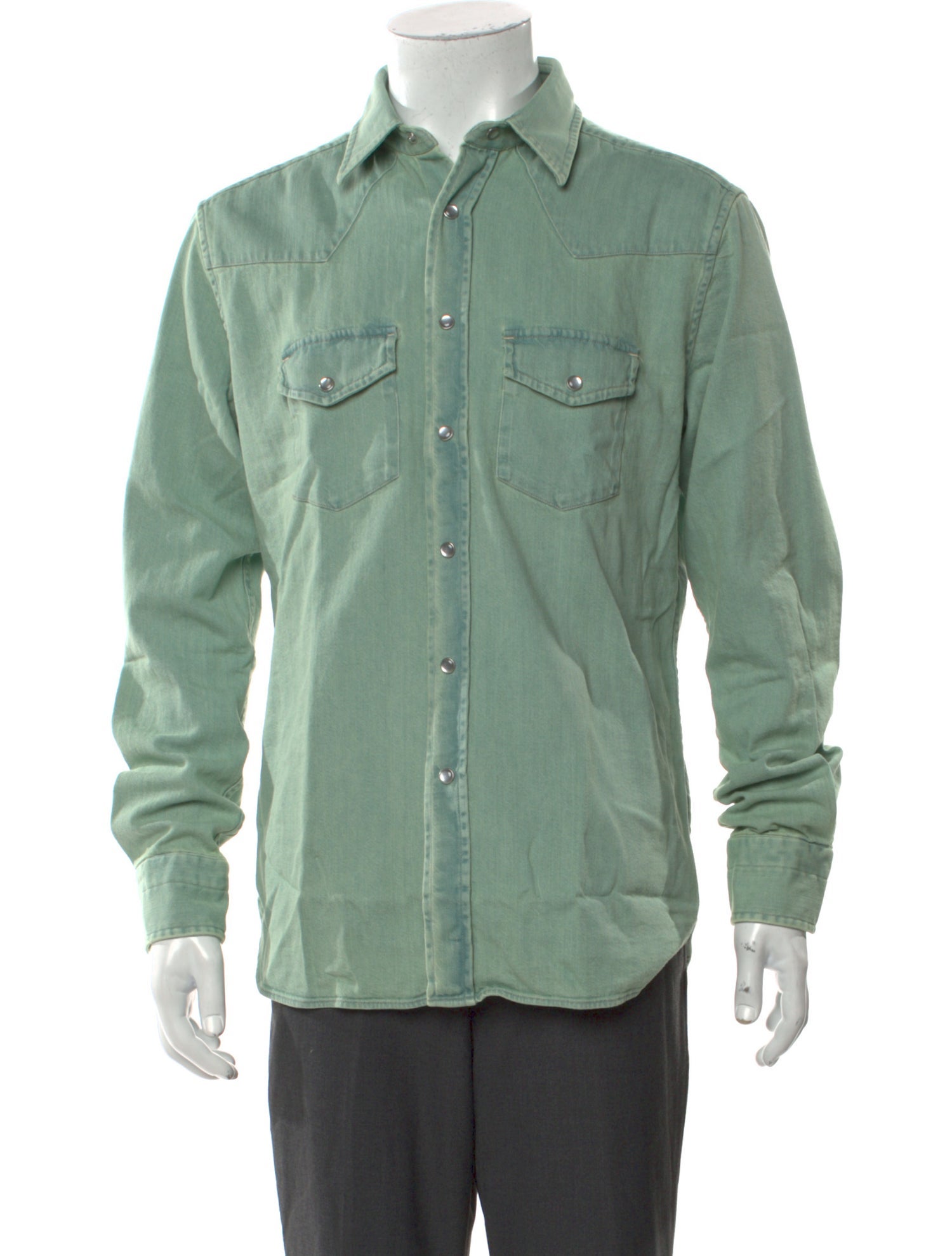 Tom Ford Long Sleeve Denim Shirt