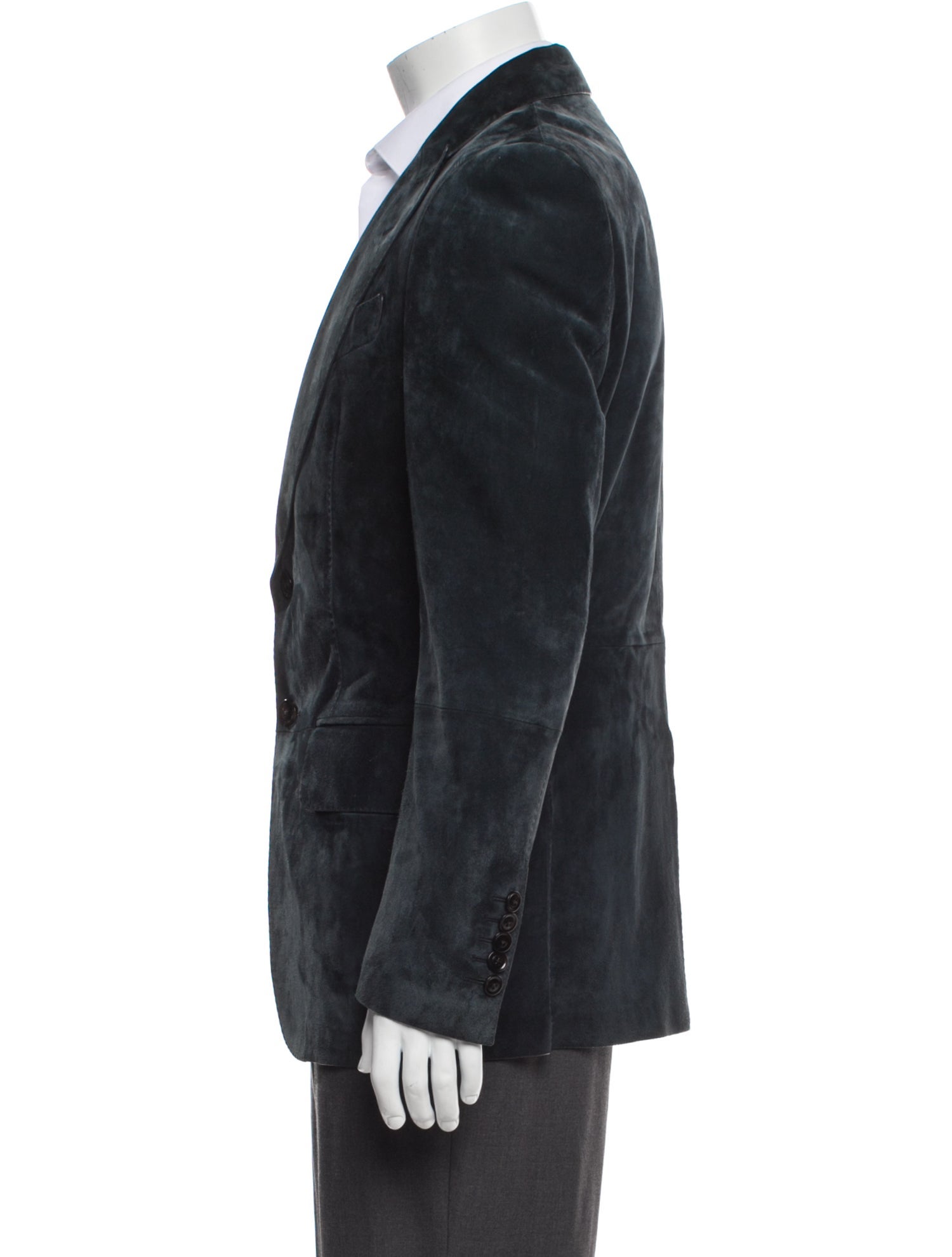 Tom Ford Calf Leather Peacoat