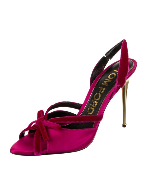 Tom Ford Satin Slingback Sandals