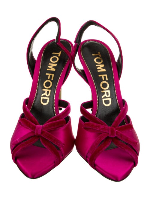 Tom Ford Satin Slingback Sandals