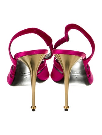 Tom Ford Satin Slingback Sandals