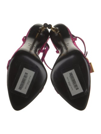 Tom Ford Satin Printed Sandals