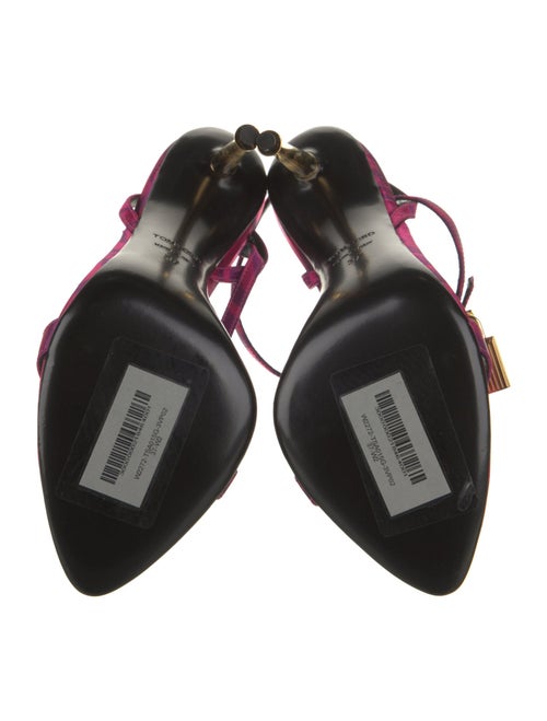 Tom Ford Satin Printed Sandals