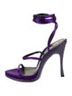 Tom Ford Satin Crystal Embellishments Sandals