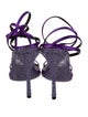 Tom Ford Satin Crystal Embellishments Sandals