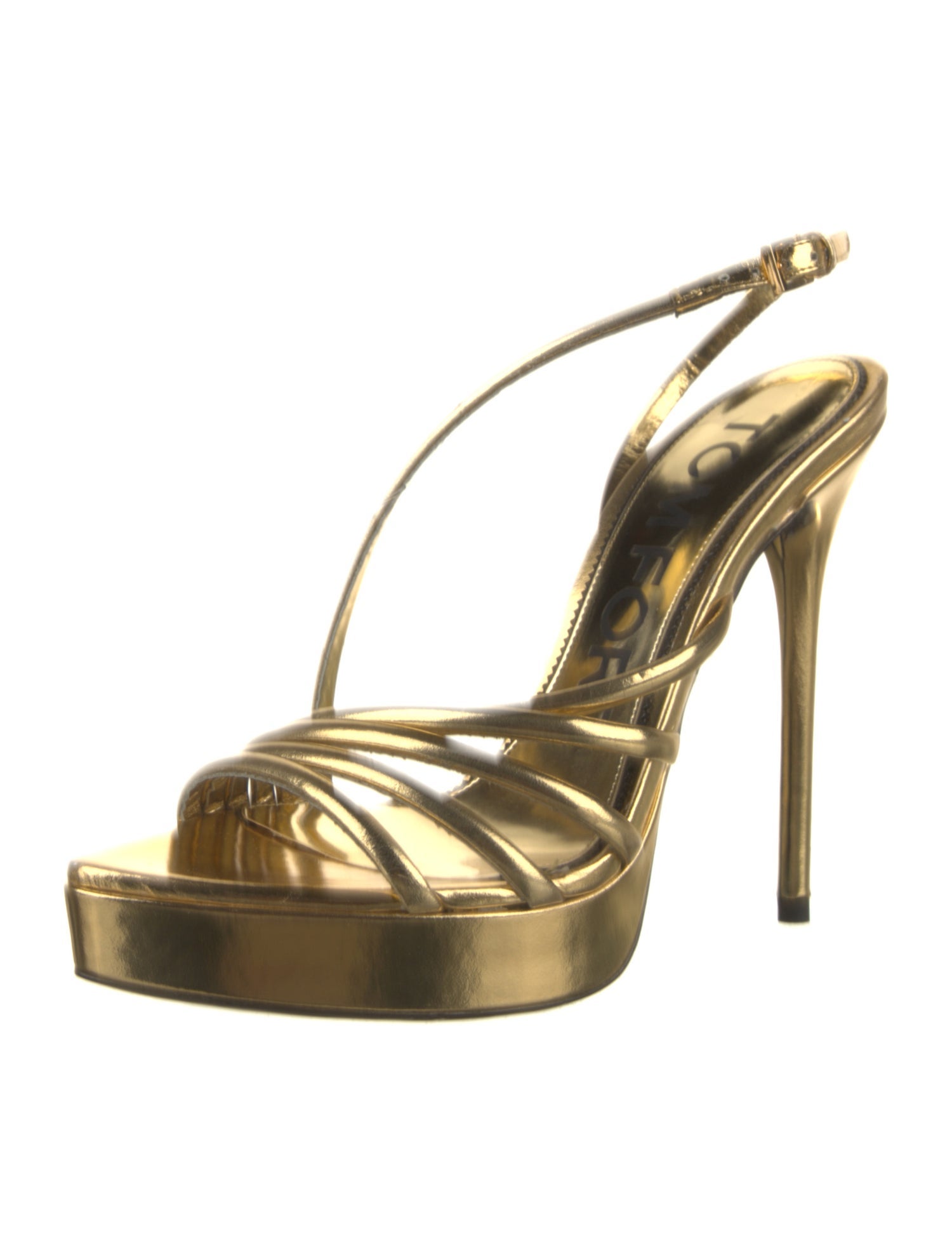 Tom Ford Leather Slingback Sandals