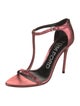 Tom Ford Leather T-Strap Sandals