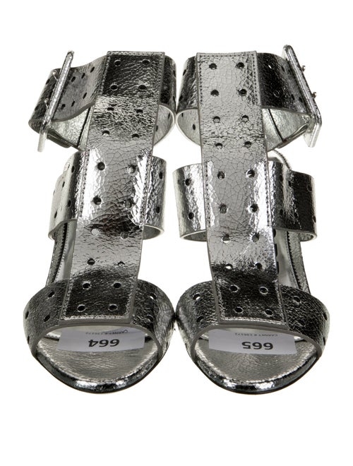 Tom Ford Patent Leather Cutout Accent Gladiator Sandals