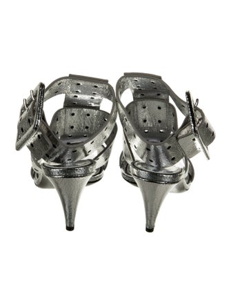 Tom Ford Patent Leather Cutout Accent Gladiator Sandals