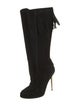 Tom Ford Suede Fringe Trim Accent Boots
