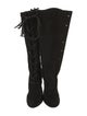 Tom Ford Suede Fringe Trim Accent Boots