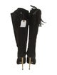 Tom Ford Suede Fringe Trim Accent Boots