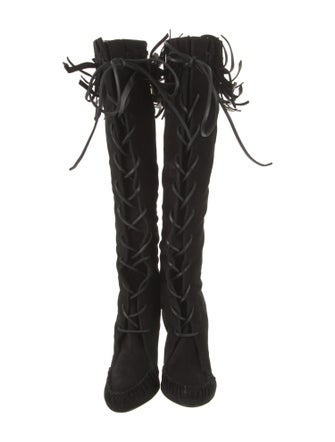 Tom Ford Suede Lace-Up Boots