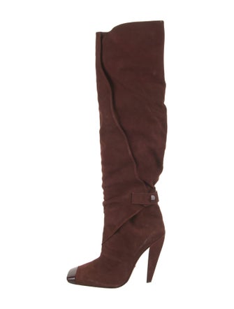 Tom Ford Suede Slouch Boots