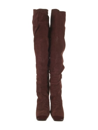 Tom Ford Suede Slouch Boots