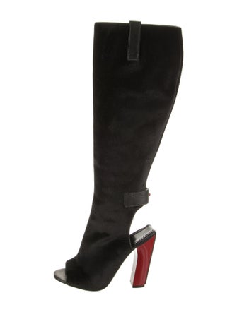 Tom Ford Velvet Cutout Accent Gladiator Sandals