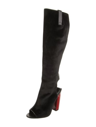 Tom Ford Velvet Cutout Accent Gladiator Sandals